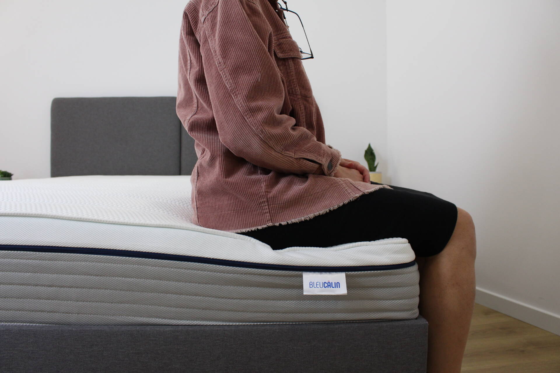 matelas bleu calin